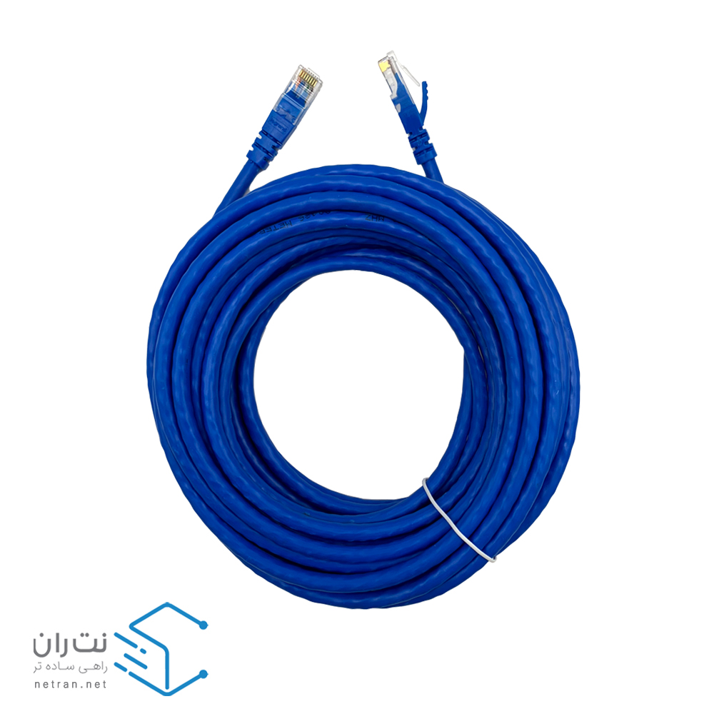 قیمت و خرید پچ کورد لگراند Cat6 UTP روکش PVC آبی 10 متری | نت ران